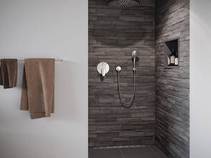 Ausgezeichnet: Kaum eingeführt, wurde die neue Armaturenlinie «Ella» von KWC mit dem Red Dot Design Award 2018 ausgezeichnet. Mit ihren klaren Konturen und der sympathisch frischen Designsprache passt sie in jedes moderne Bad. KWC.