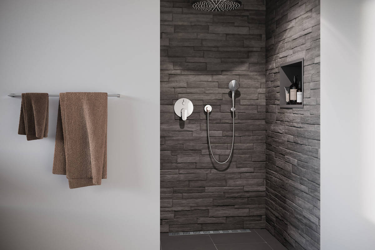 Ausgezeichnet: Kaum eingeführt, wurde die neue Armaturenlinie «Ella» von KWC mit dem Red Dot Design Award 2018 ausgezeichnet. Mit ihren klaren Konturen und der sympathisch frischen Designsprache passt sie in jedes moderne Bad. KWC.