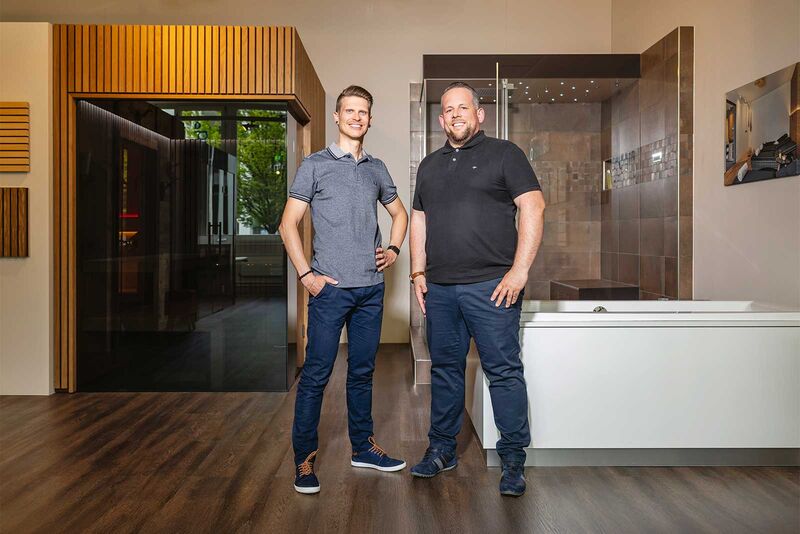 Die beiden Geschäftsführer Nicolas Winter (links) und Christoph Bürk (rechts) leiten seit Anfang 2025 das Unternehmen.