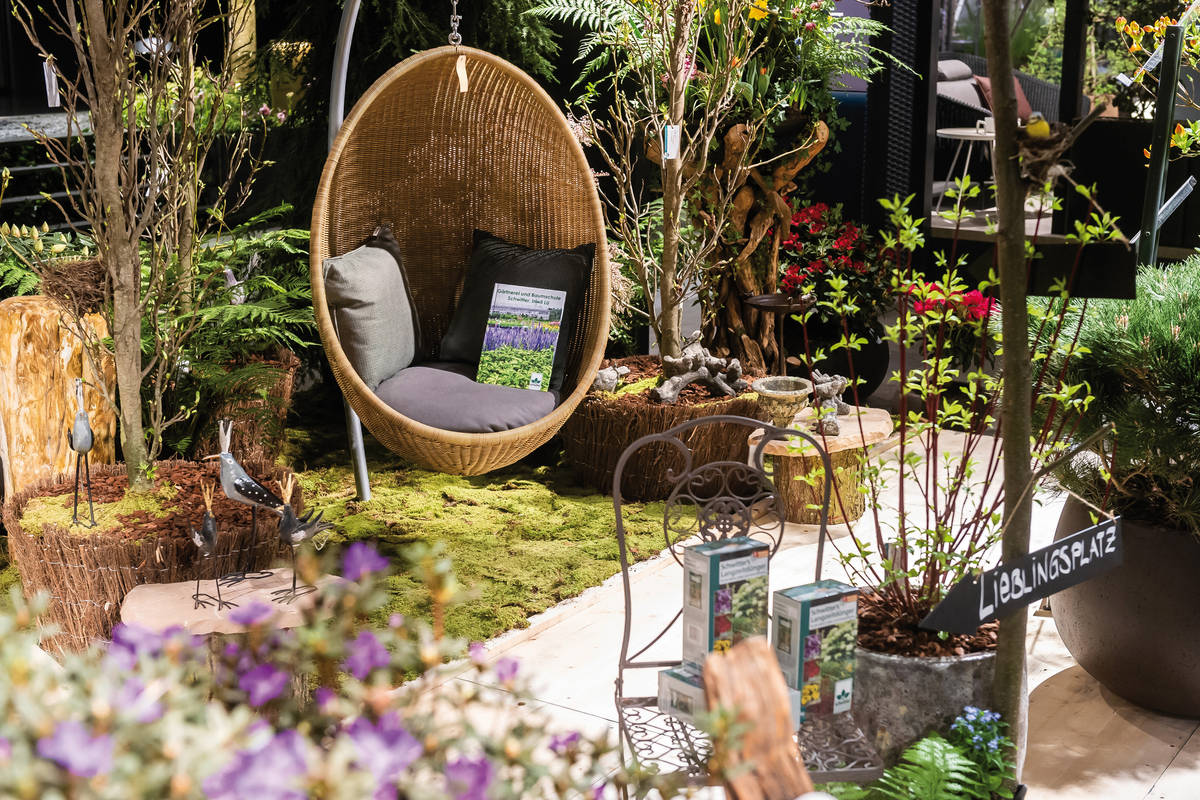 Rückzugsort und Lieblingsplatz für einen allein. Gärtnerei Schwitter.