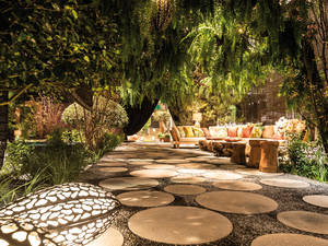 Mit «Secret Garden» gewann Berger Gartenbau Silber in der Kategorie «Schaugärten 70 bis 200 m²».