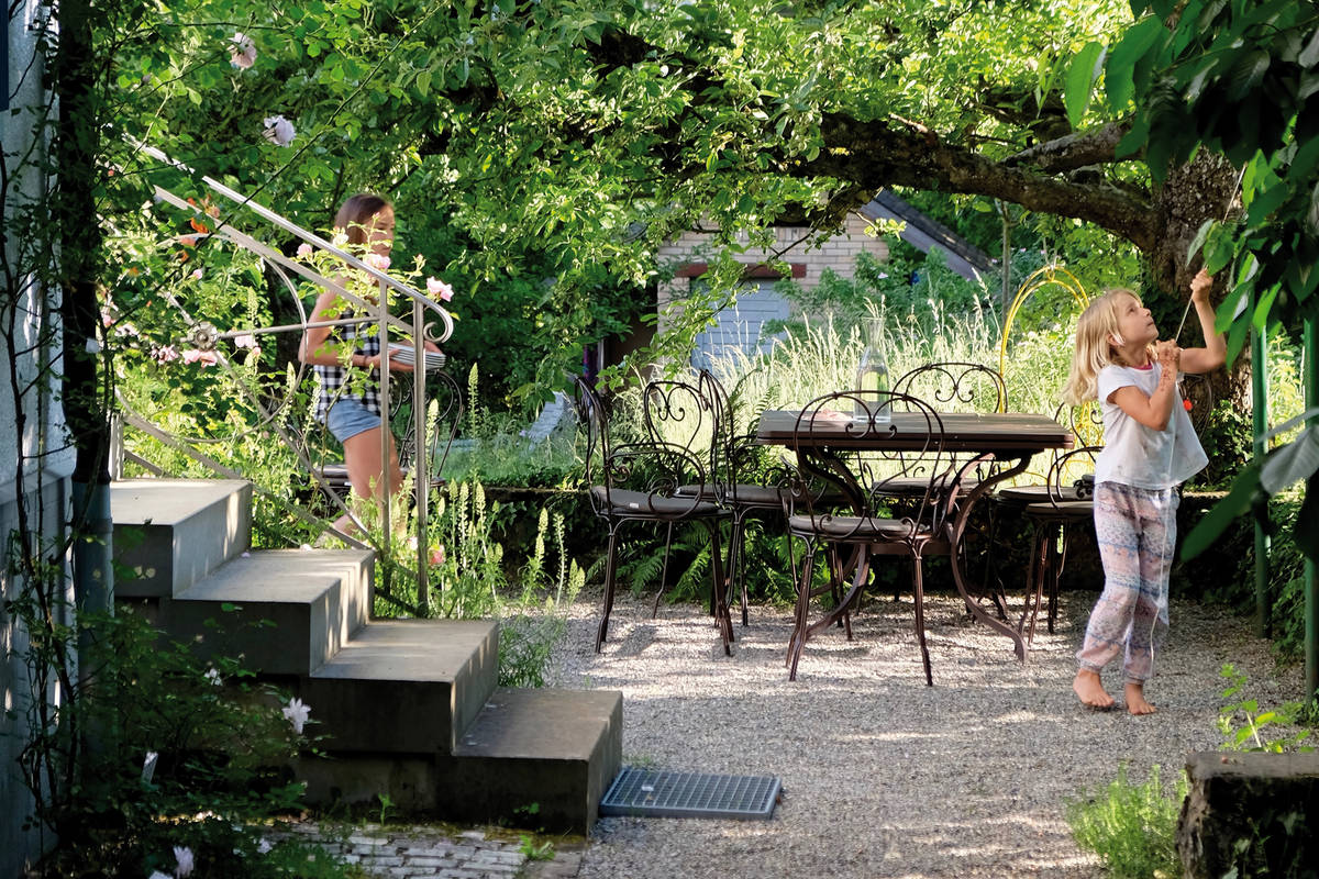 Naturgartenpionier Peter Richard nahm zum 20. Mal an der Giardina teil. Winkler Richard Naturgärten.
