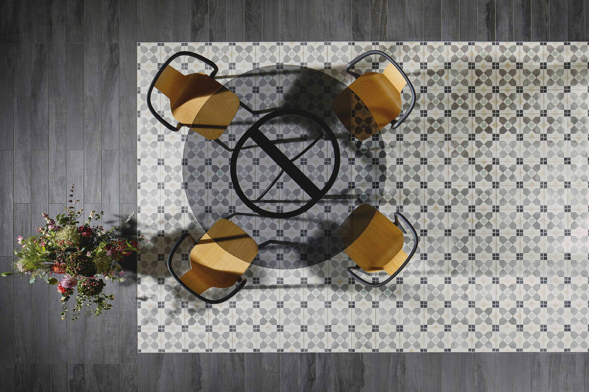 Die «Pattern» Kollektion von Jasba ist frostsicher und für Wand und Boden, innen und aussen geeignet. Deutsche Steinzeug.