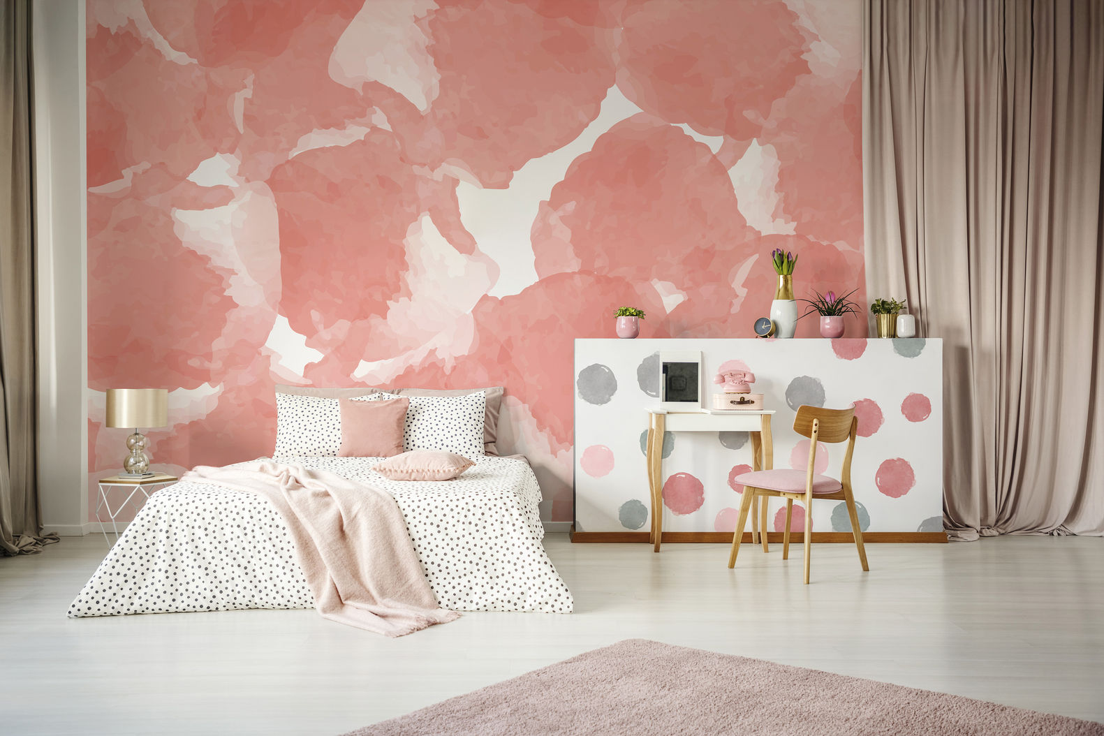 Ein Traum: Wie neben rosa Wolken gebettet. Pixers.