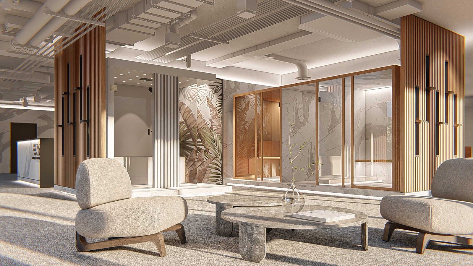 In stilvoller Umgebung können Wellnessanlagen getestet werden.