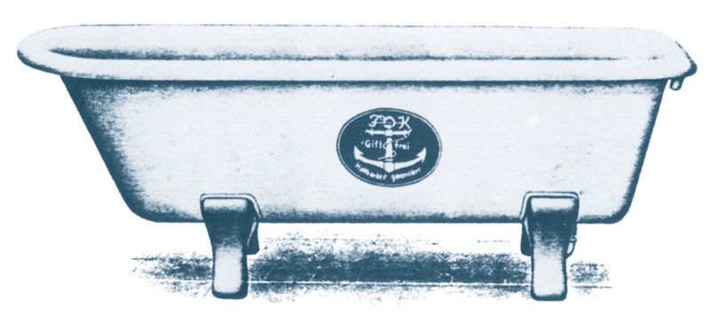 Der Durchbruch gelang dem Unternehmen Ende der 1950er Jahre mit der Herstellung der emaillierten Badewanne aus einem Stück.  