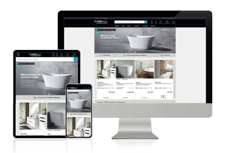 Der Onlineshop «reuter.com» bietet seinen Kundinnen und Kunden rund um die Uhr eine grosse Markenauswahl mit schneller Verfügbarkeit.