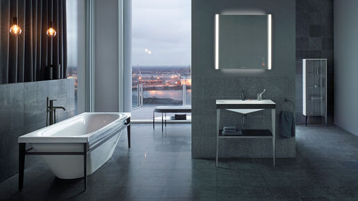 Kontrastreiche Komplettbadserie