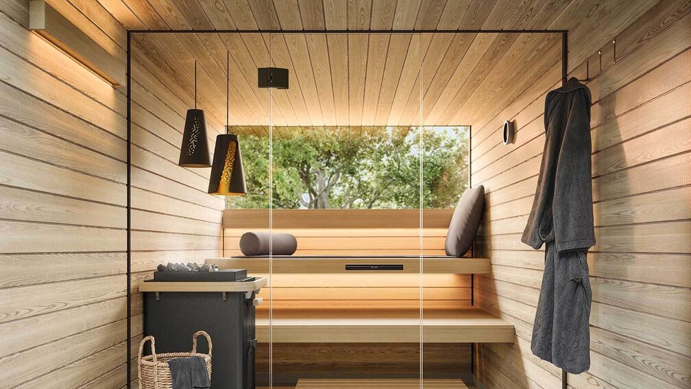 Saunieren mit Ausblick