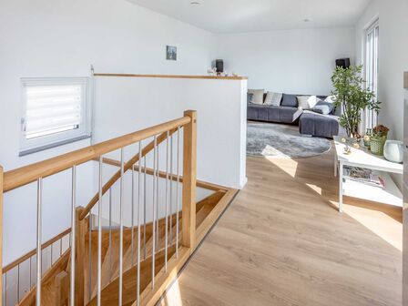 Im neuen Raum ist Platz zum Wohnen.