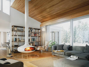 Leicht, formschön und auf jeden Fall ein Eyecatcher ist die Feuerstelle aus der «White!» Edition, welche mit ihrer weissen satinierten Oberfläche das Flammenbild besonders stark wirken lässt. Wirth & Schmid.