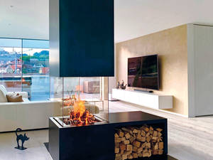 Ein Unikat, das in Farbe und Form, in Design und Funktion so einzigartig ist wie sein Besitzer – der «Swissfirecube» wird auf Wunsch massgefertigt. Ganz Baukeramik.