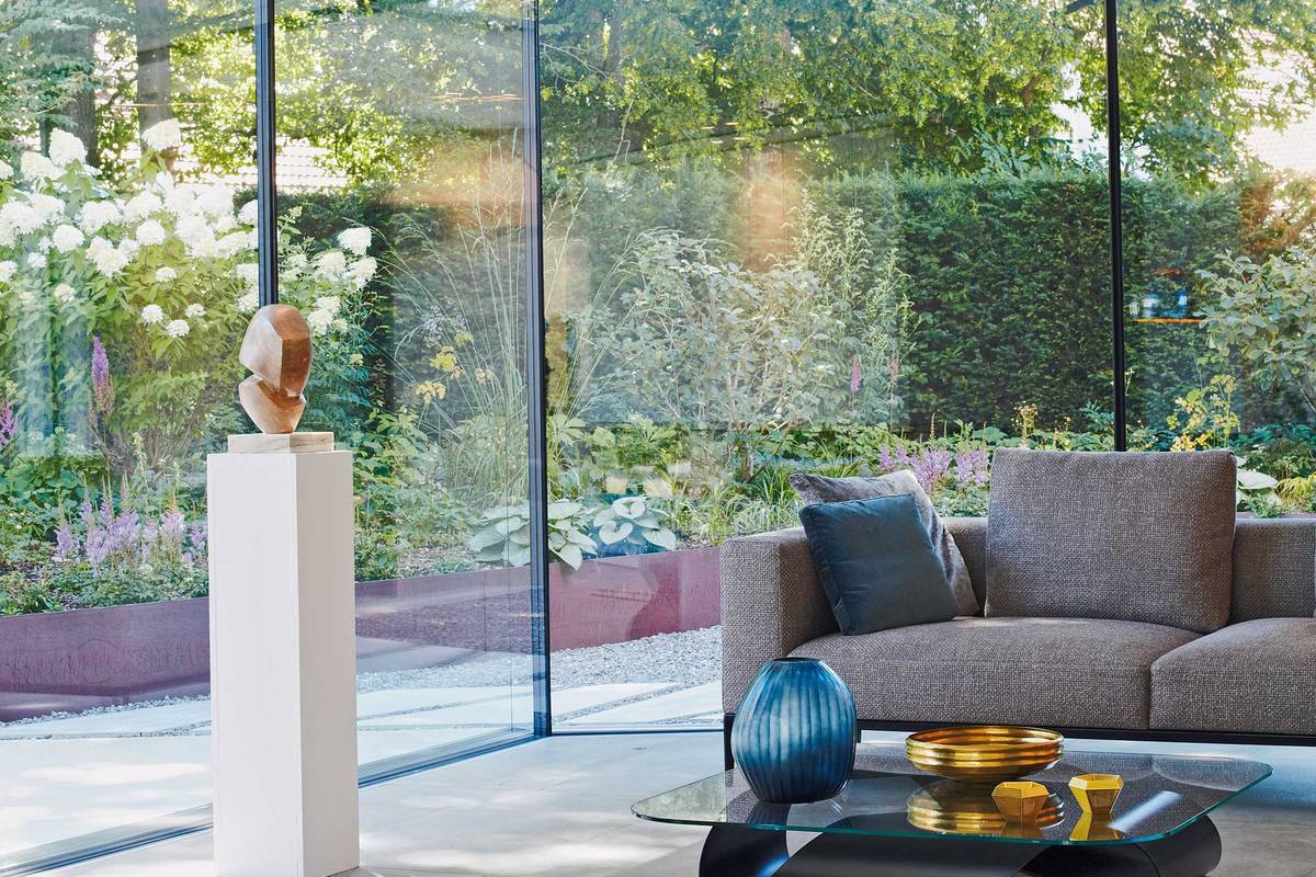 Für den Rahmen und die von aussen bündige Optik bekam die Hebeschiebetür den Red Dot Award für gutes Design. «Fix Frame», Josko.