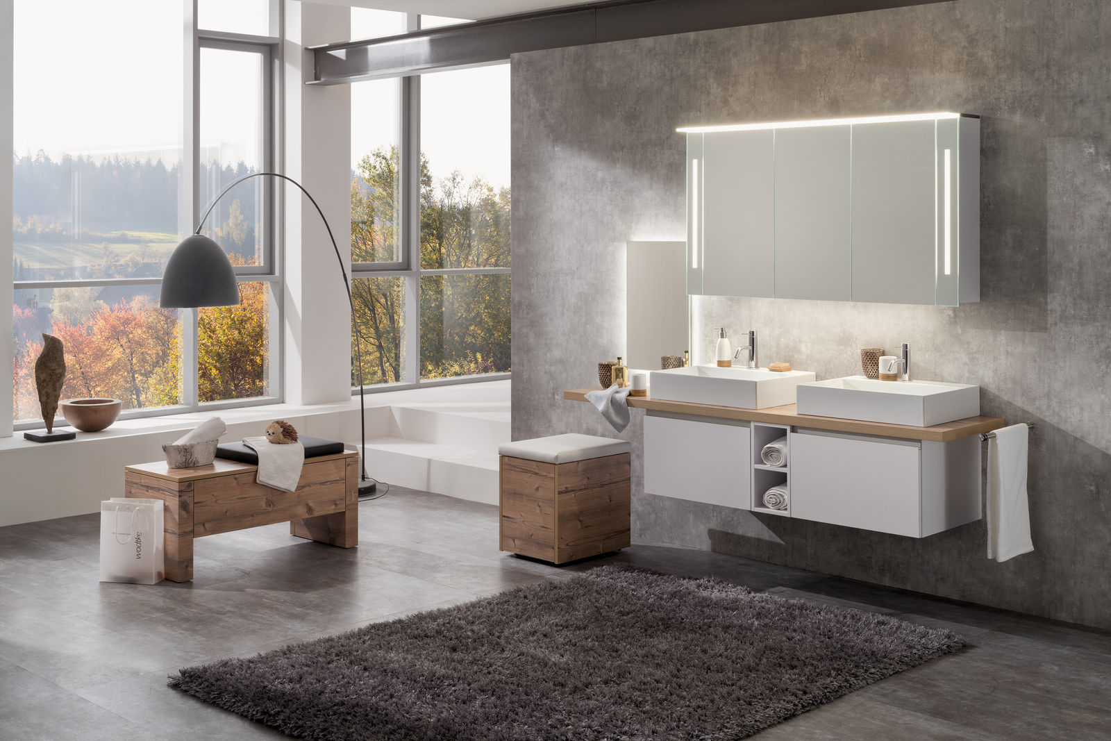 Nach den eigenen Ferien bietet das neue Bad Wellness zu Hause.