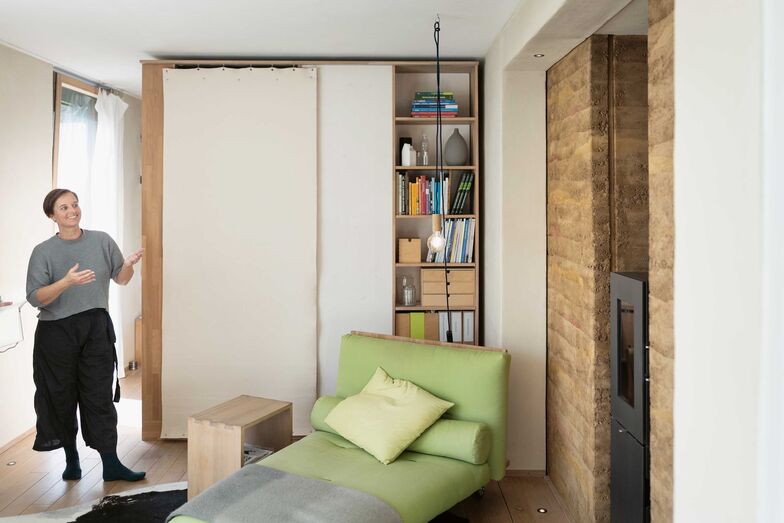 «Ich wohne in meinem Showroom», so die Baubiologin.