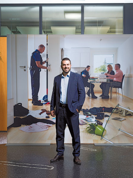 Thomas Nabholz ist als Chef der Zuger Kriminal­polizei jeden Tag am Puls des Geschehens.