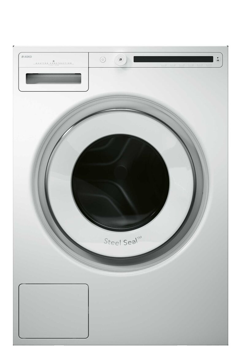 Der Faltenbalg, die Gummiabdichtung zwischen Wäschetrommel und Gehäuse, ist bei Waschmaschinen ein typisches Verschleissteil. Die «ASKO»-Waschmaschine ist die einzige Haushaltswaschmaschine, die ohne diesen Faltenbalg auskommt und stattdessen eine sogenannte «Steel-Seal-Dichtung» verwendet. Da sich in einem Gummibalg Verunreinigungen ansammeln und er sich mit der Zeit zersetzen kann, ist das Waschen ohne Gummibalg hygienischer. Dank vier Stossdämpfern schleudert die Maschine auch bei höchster Drehzahl nahezu vibrationsfrei. www.fors.ch