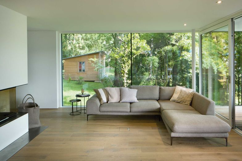 «Fürs Wohngefühl war uns wichtig, möglichst viele Räume offen zu gestalten», erklärt der Bauherr.