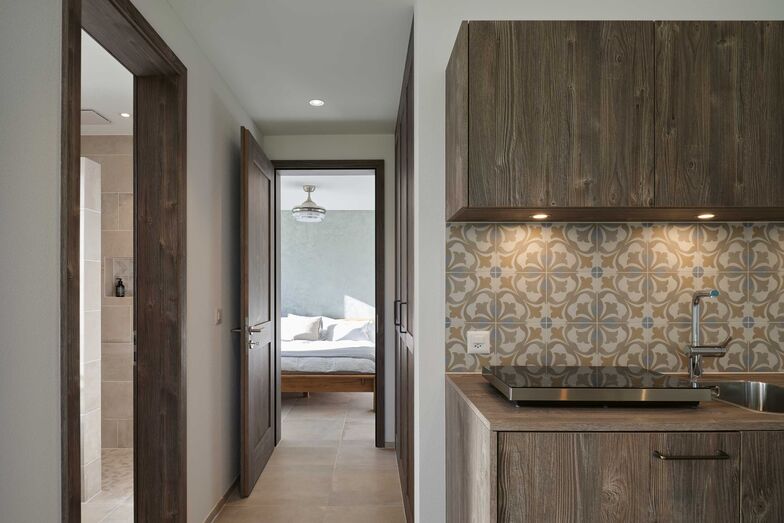 Die Einrichtung der Einliegerwohnung lebt von der Inspiration von Mallorca.