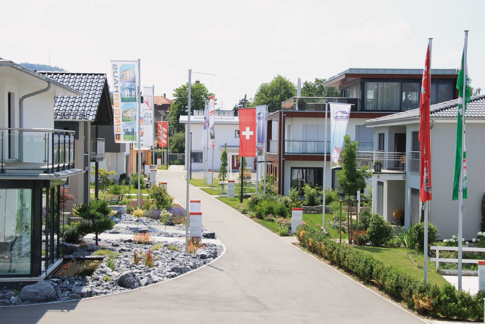 In der Home Expo Suhr können 13 Ausstellungshäuser besichtigt werden.