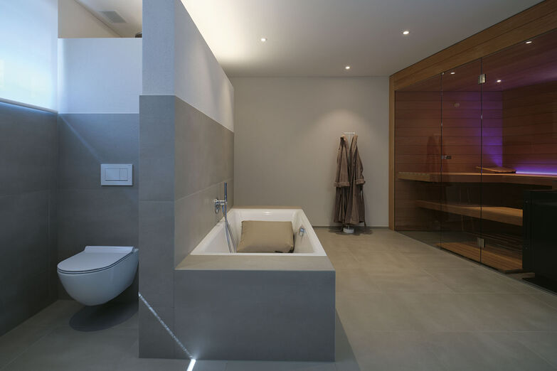 Eine Wellnessoase in den eigenen vier Wänden zu haben, ist ein schöner Komfort.