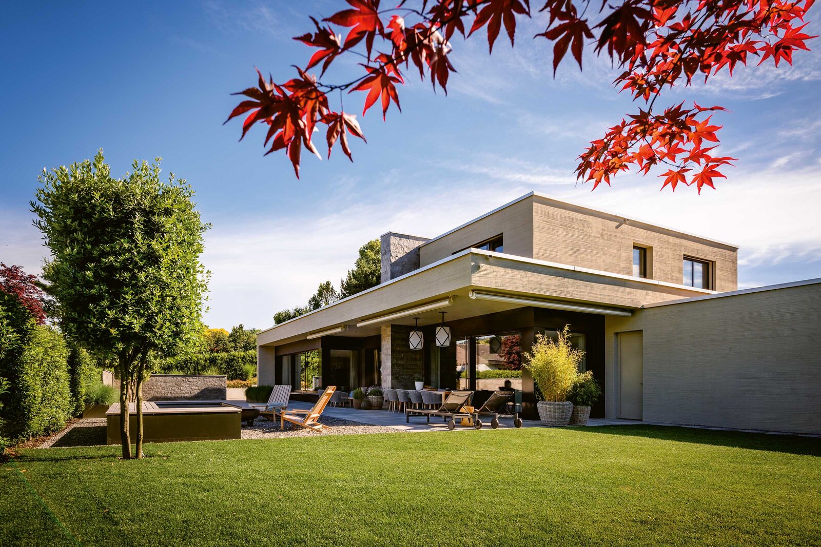 Hier sind Ästheten zuhause. Innen wie aussen stimmt der Gesamteindruck.