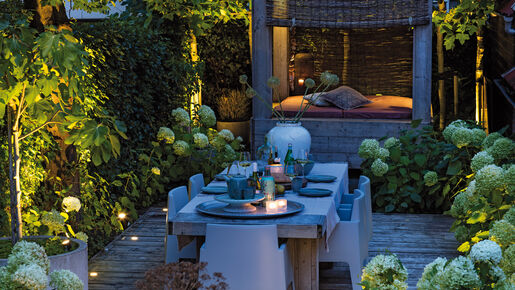 Lichtspiele im Garten