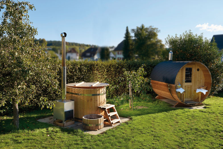 Der Hot Tube kann bei richtiger Pflege im Sommer und Winter genutzt werden.