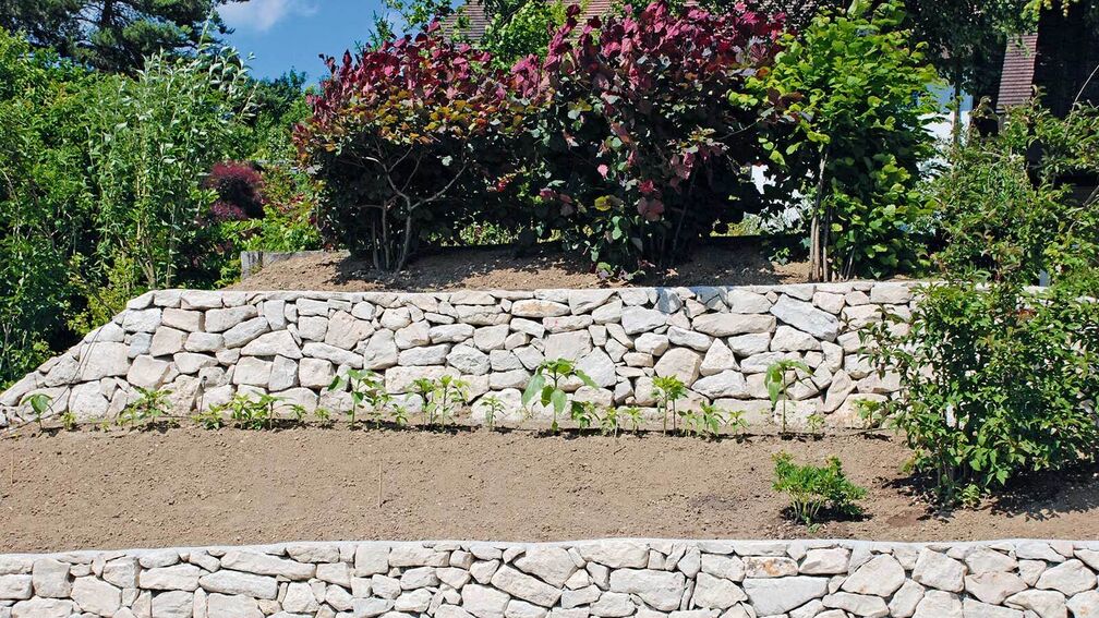 Am Hang, gut gesichert