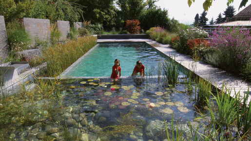 Ein Schwimmteich, möglichst natürlich