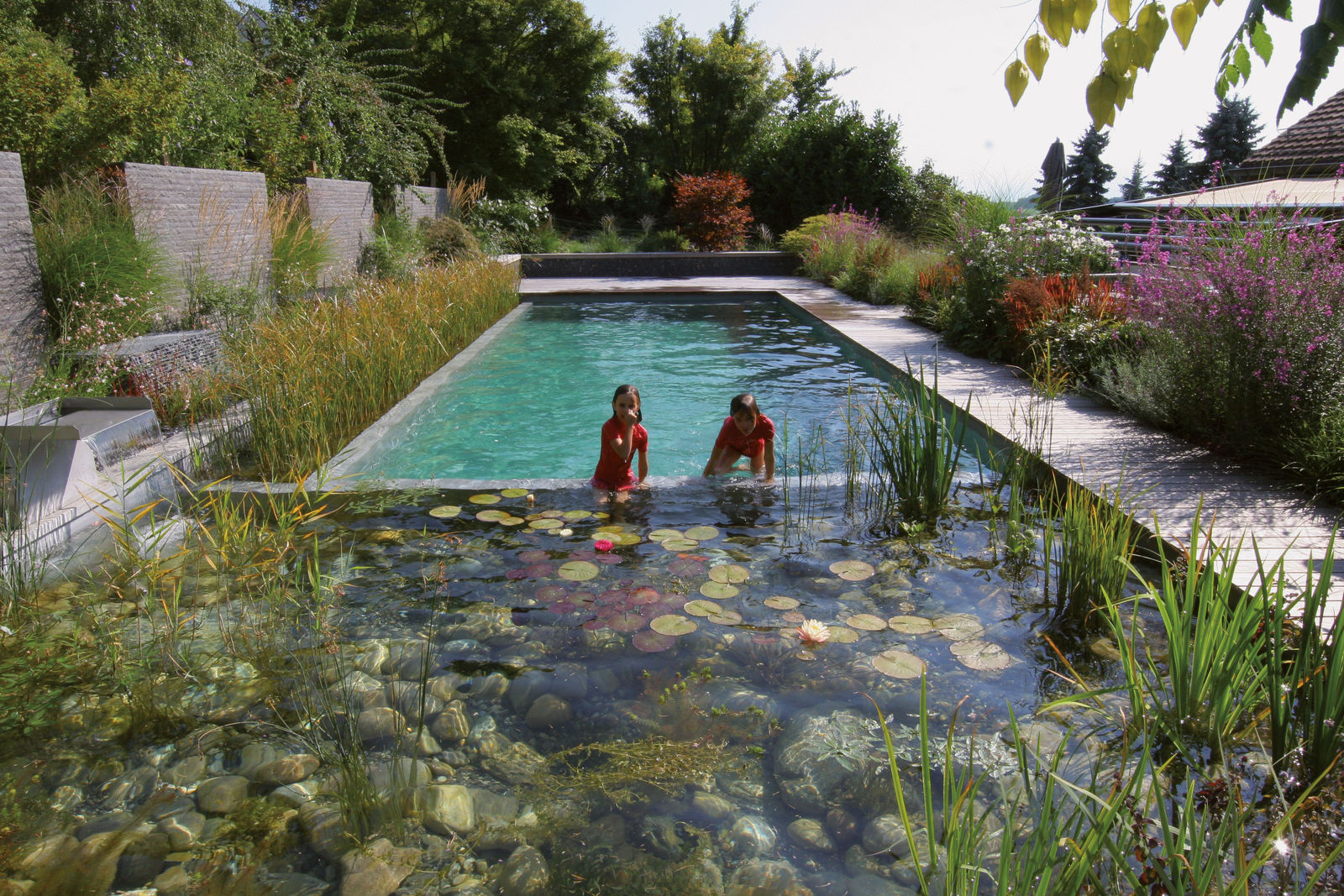 Nie mehr gereizte Augen, wenn die Wasserreinigung auf natürlichem Weg erfolgt.