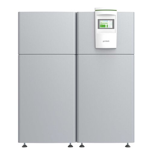 Die von Grünbeck entwickelte Schwimmbadwasser-Aufbereitungsanlage «spaliQ:UF150» ist als aufstellfertige Einheit erhältlich. Sie umfasst die vormontierte Filtrations- und Umwälztechnik sowie die Steuerung für eine reine Wasserqualität. Grünbeck Wasseraufbereitung Schweiz GmbH.