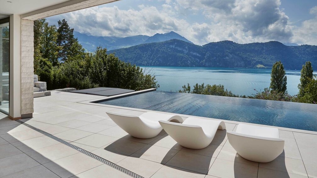 Eintauchen und entspannen