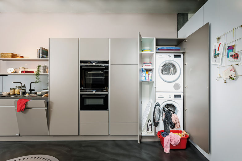 Möbelsystem für die Waschküche von Veriset AG