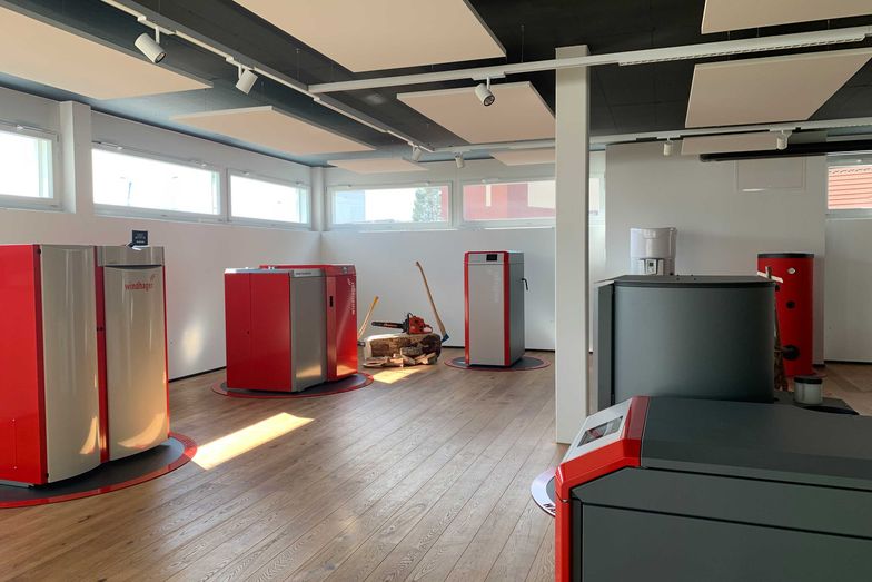 Die Ausstellung zeigt das komplette Windhager-Produktprogramm.