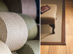 Naturschönheiten Wohnlichkeit nach Mass: Sisal ist ein natürliches Material, gewonnen aus den Blattfasern der Sisal-Agave und den Stängeln der Jutepflanze. Teppiche aus Sisal sind widerstandsfähig und gut fürs Raumklima. Das Schweizer Unternehmen Terr’Arte fertigt individuell mit Abschlussbordüren  in Leder, Baumwolle, Leinen oder Synthetik. Terrr’Arte.