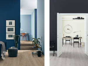 Von Wohnexperten empfohlen: Die Laminatböden der «Schöner-Wohnen» Kollektion mit perfekt nachempfundenen Holzmaserungen erfüllen alle Ansprüche an einen modernen Boden. Fühlbare Oberflächenstrukturen tragen dazu bei, dass zwischen Natur und Nachbildung auf den ersten Blick kaum ein Unterschied zu finden ist. Einer allerdings zeigt sich im Gebrauch: Laminat ist lichtecht und hat auch nach Jahren noch genau denselben Farbton wie am ersten Tag. Swiss Krono Tex.