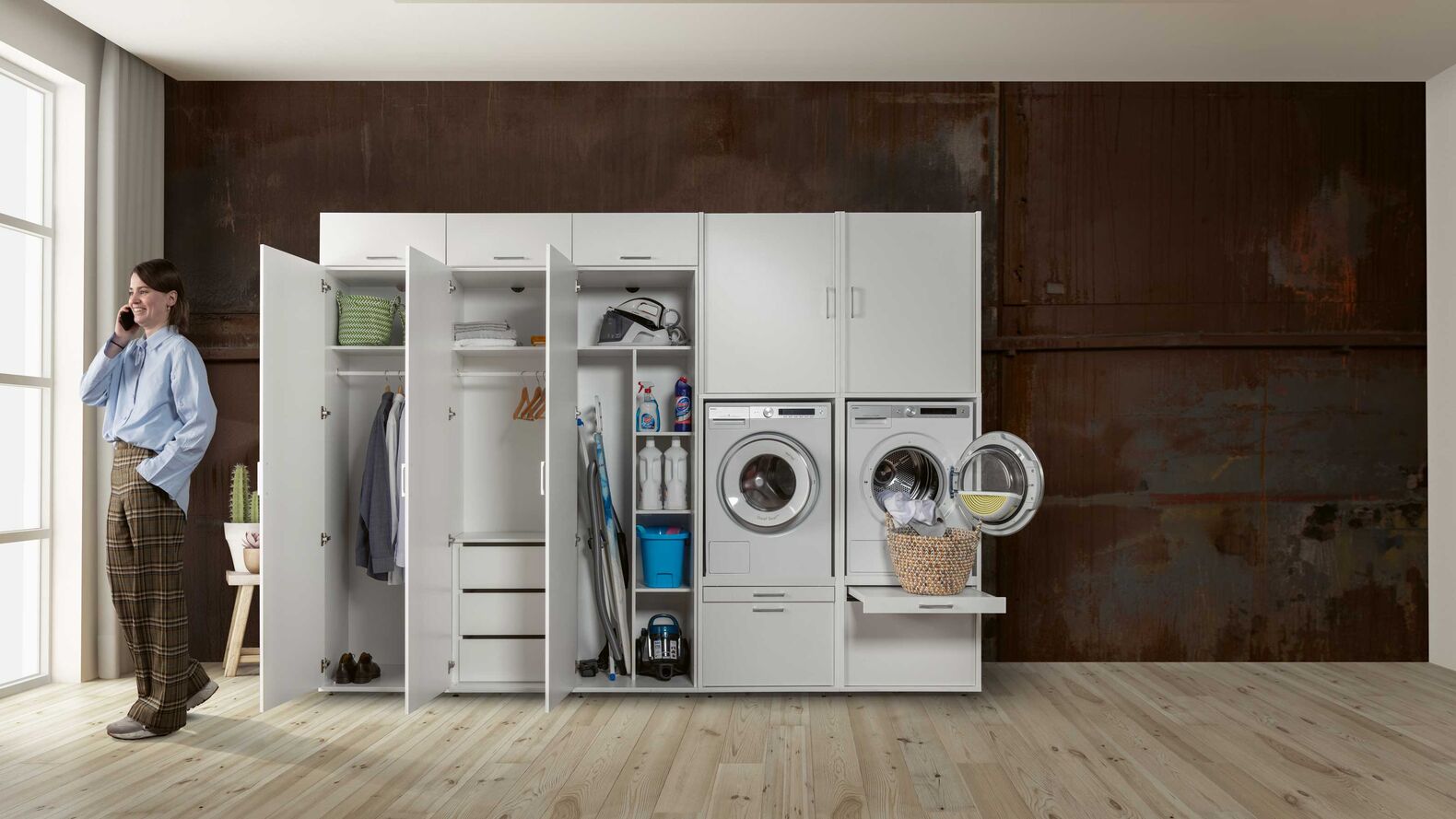 Schranksystem von Washtower. Adago-Home GmbH.