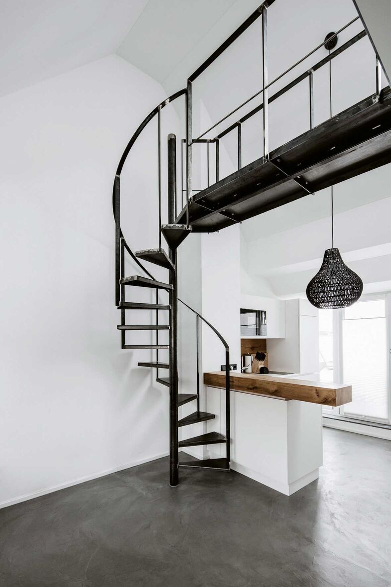 Stahl ist funktional, langlebig und beliebig formbar. Dazu kommt eine Recyclingquote von 100 Prozent. Spitzbart Treppen GmbH, www.spitzbart.de