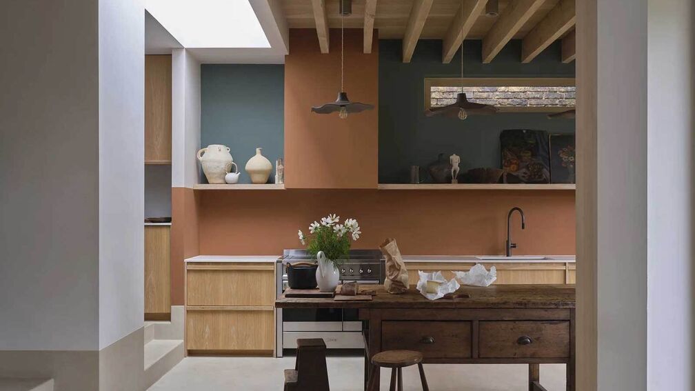 Wand in neuem Gewand