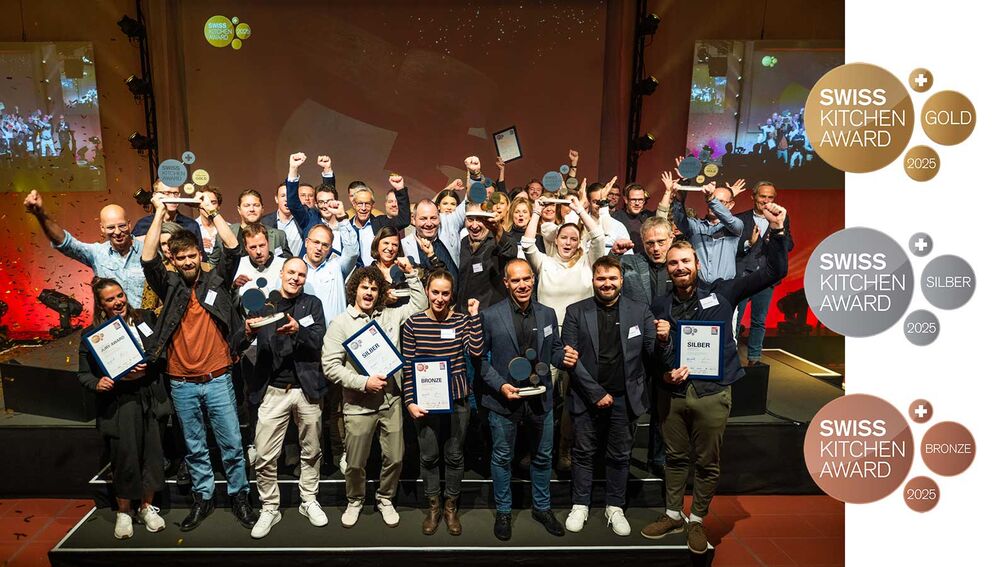 Strahlende Gewinner und die schönsten Küchen der Schweiz