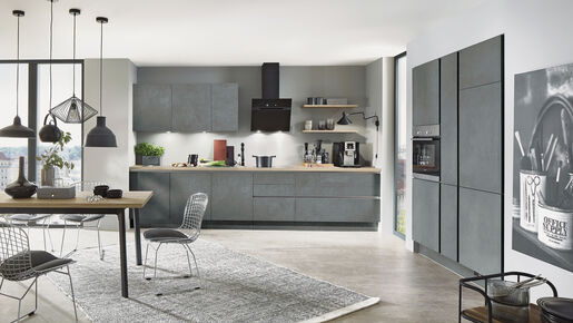 Klare Kante in der Küche