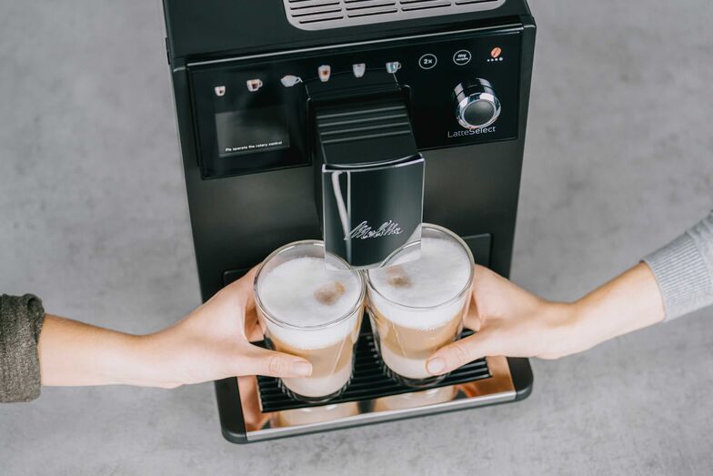 Genuss für zwei Personen gleichzeitig gibt es dank dem «Double Cup Mode» (Doppel-Tassen-Modus).