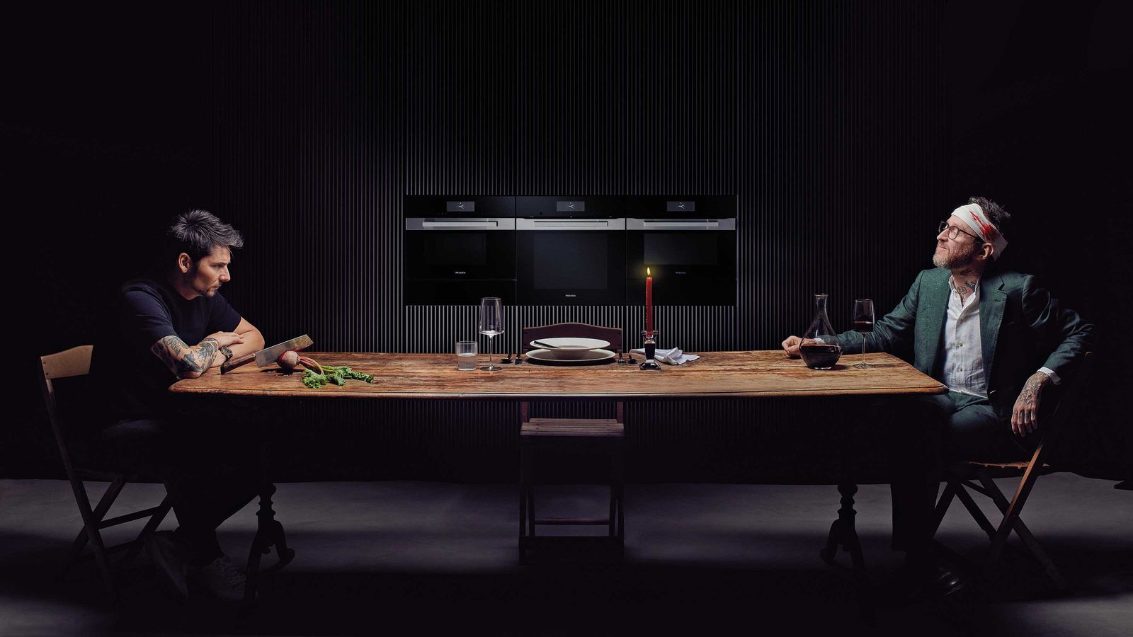 Nenad Mlinarevic kocht ein einmaliges Gourmet-Menü zu einer exklusiv verfassten Kurzgeschichte von Thomas Meyer.