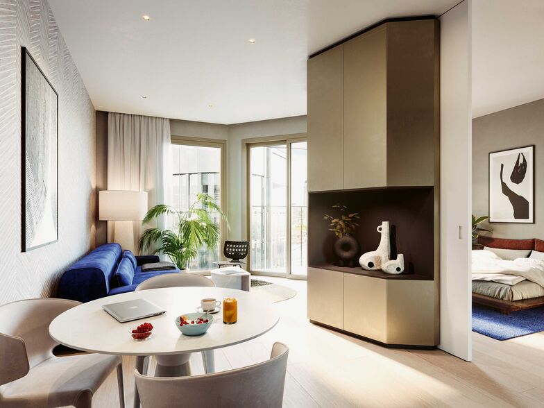 Die Möbel werden an unterschiedliche Grundrisse angepasst und werden teilweise bis zu einer Raumhöhe von 3 Metern gebaut.