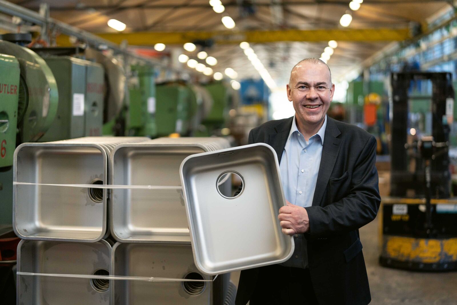 Marco Suter, Geschäftsführer von Suter Inox, will der Kundschaft alles für die Küche bieten.